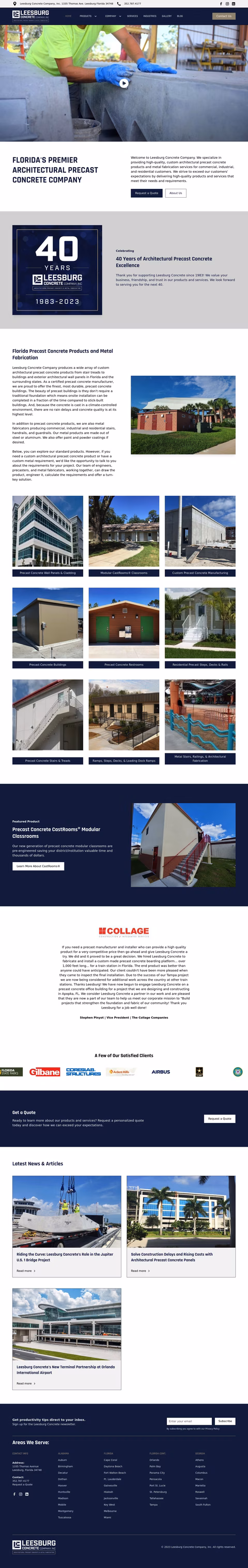 Leesburg-Concrete-Company Homepage 1440px