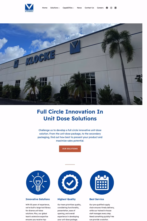 Klocke-Of-America Homepage 1440px