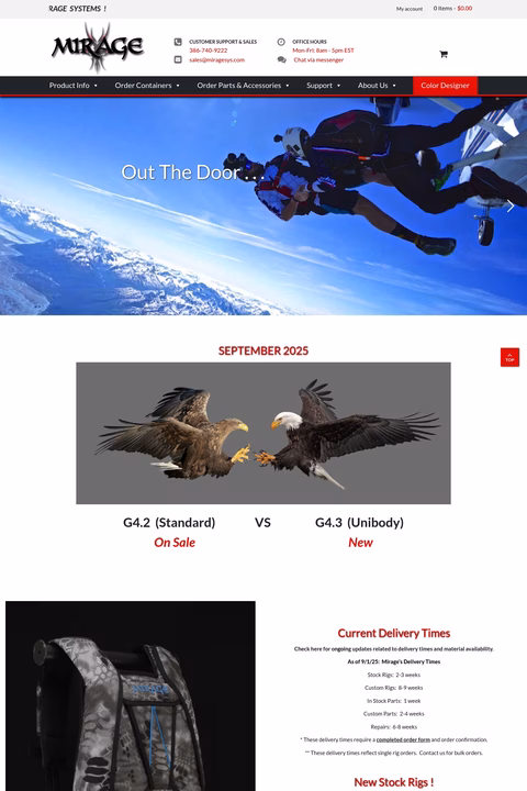 Mirage-Systems Homepage 1440px