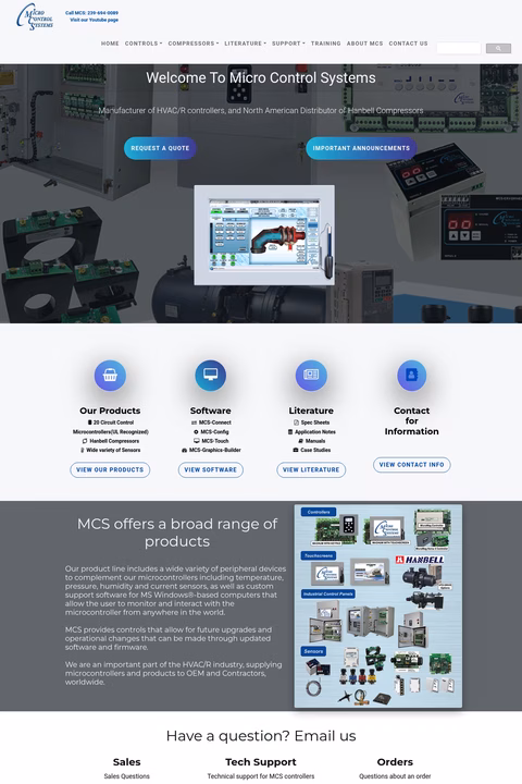 Micro-Control-Systems Homepage 1440px