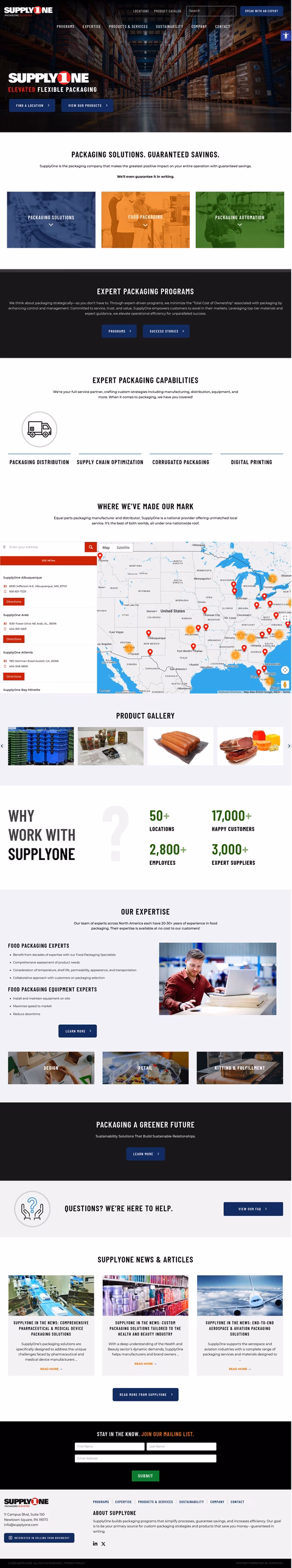Supplyone Homepage 1440px