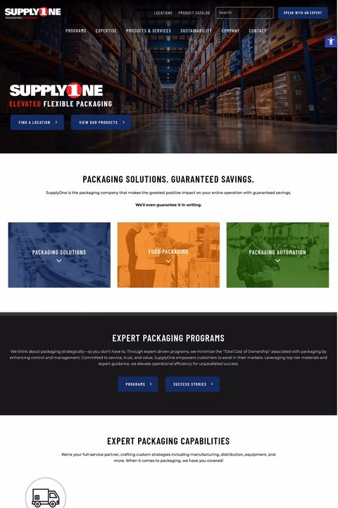 Supplyone Homepage 1440px