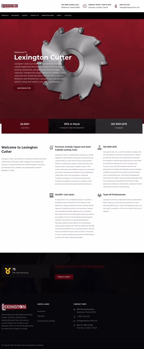Lexington-Cutter Homepage 1440px