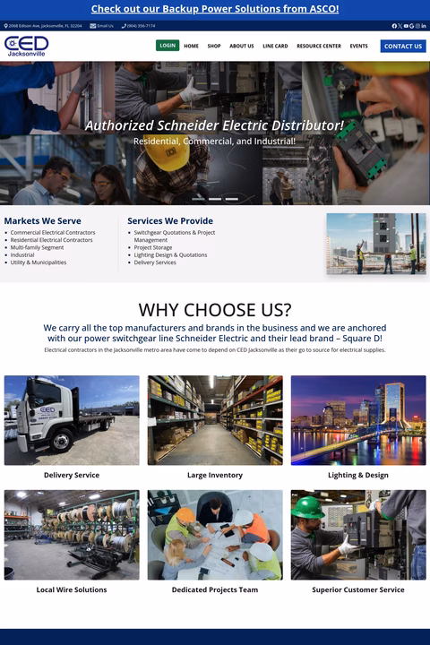 Consolidated-Electrical-Distributors Homepage 1440px