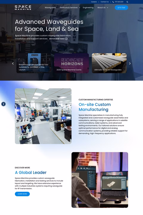 Space-Machine-Engineering Homepage 1440px