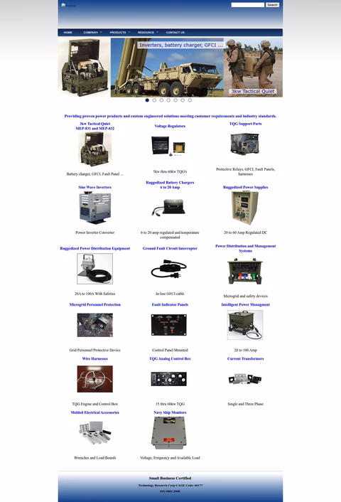Technology-Resource-Corporation Homepage 1440px