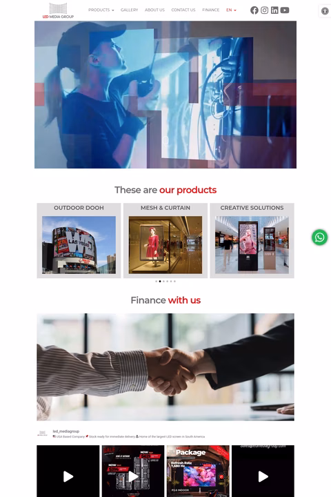 Led-Media-Group Homepage 1440px