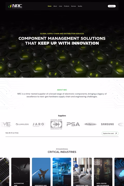 Nrc-Electronics Homepage 1440px