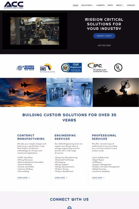 Automatic-Coax-Cable Homepage 1440px