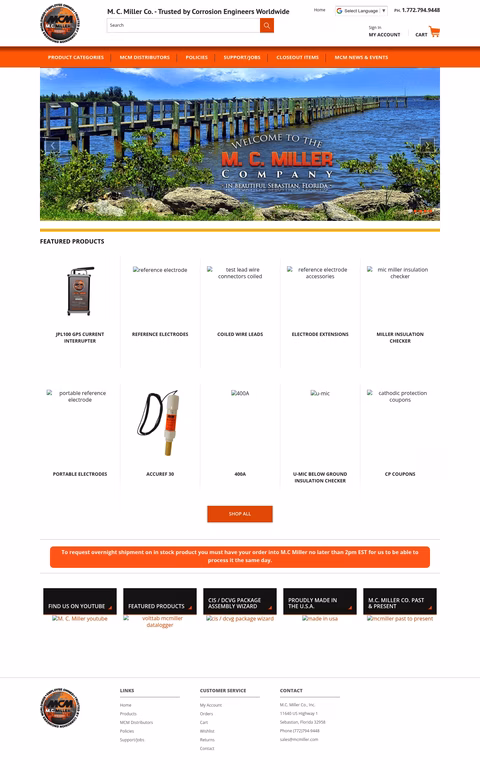 M-C-Miller-Company Homepage 1440px