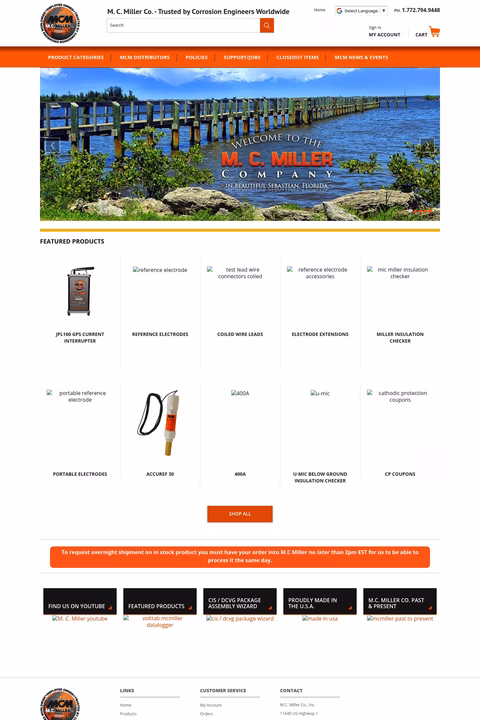 M-C-Miller-Company Homepage 1440px