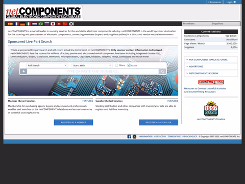 Netcomponents Homepage 1440px
