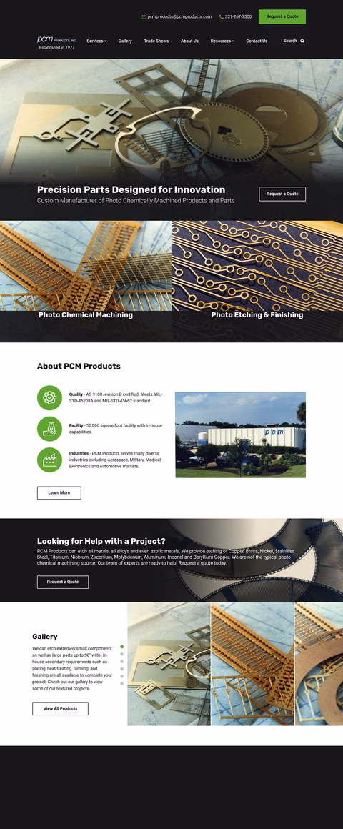 Pcm-Products Homepage 1440px