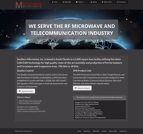 Southern-Microwave Homepage 1440px