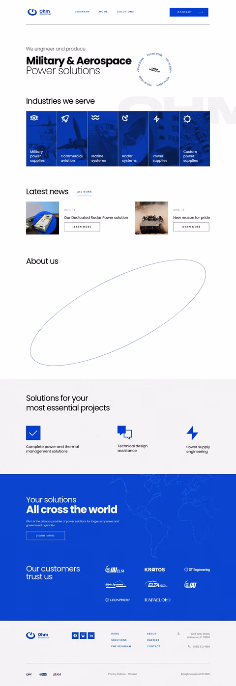 Ohm-Power-Solutions Homepage 1440px