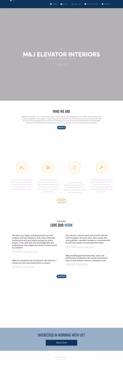 M-J-Elevator-Interiors Homepage 1440px