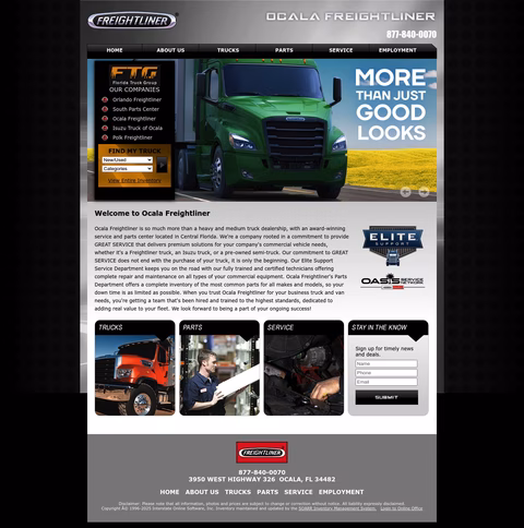 Ocala-Freightliner Homepage 1440px