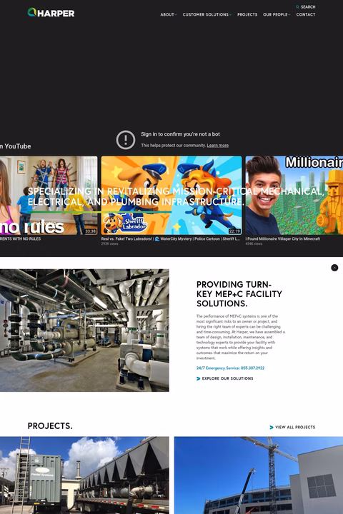 Harper-Limbach Homepage 1440px