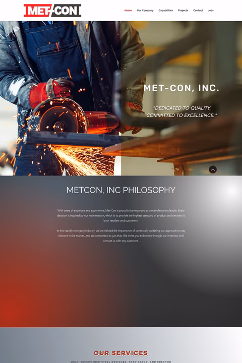 Met-Con-Inc Homepage 1440px