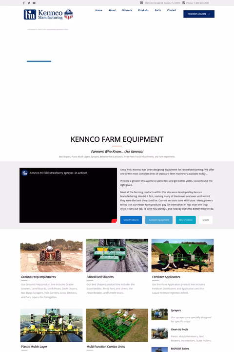 Kennco-Manufacturing Homepage 1440px