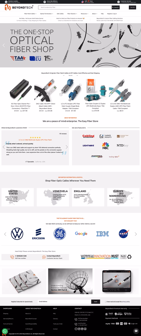 Beyondtech Homepage 1440px