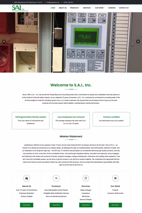 S-A-I-Inc Homepage 1440px
