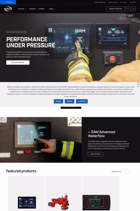 Hale-Products Homepage 1440px