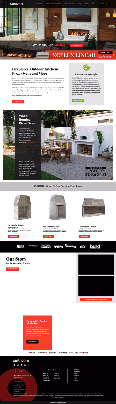 Earthcore-Industries Homepage 1440px