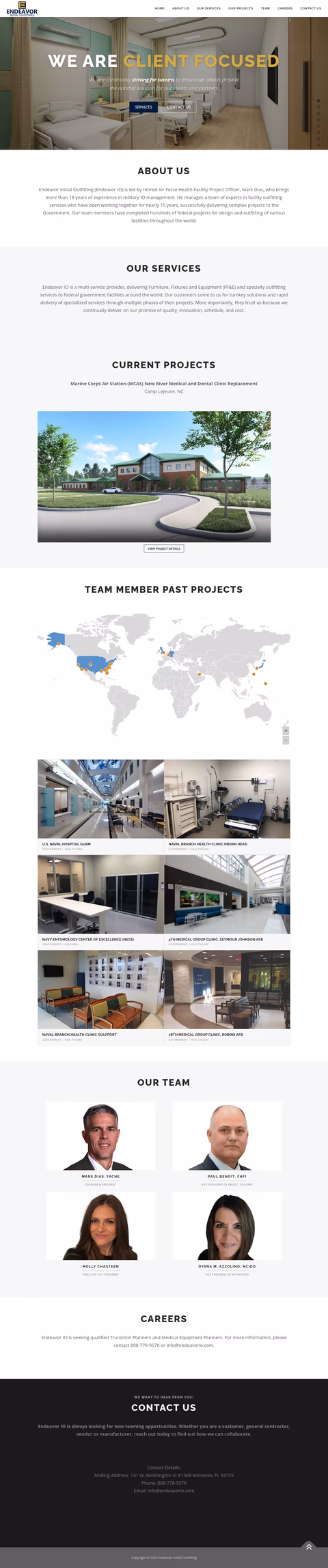 Endeavor-Initial-Outfitting Homepage 1440px