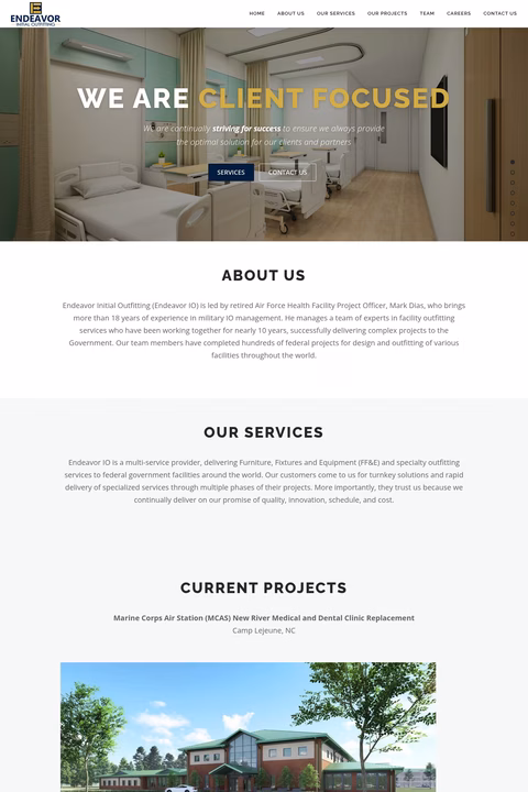 Endeavor-Initial-Outfitting Homepage 1440px