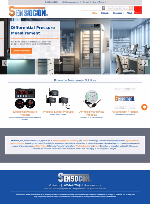 Sensocon Homepage 1440px