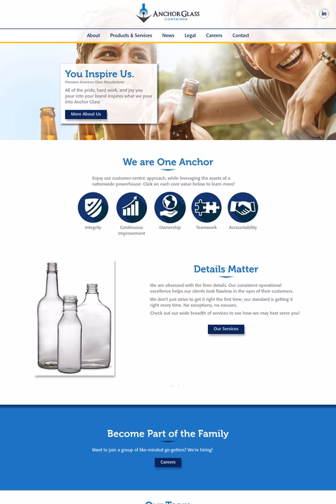 Anchor-Glass-Container Homepage 1440px