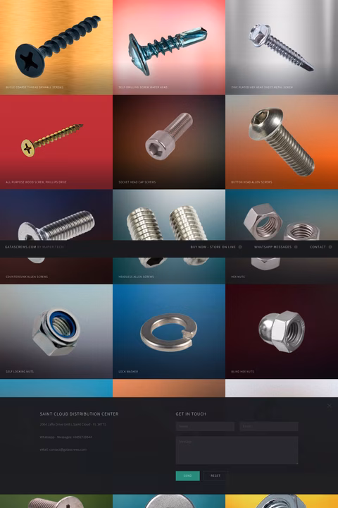 Gata-Screws Homepage 1440px