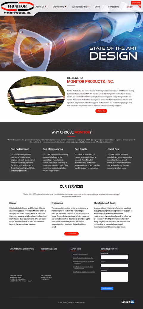 Monitor-Products Homepage 1440px