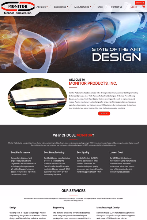 Monitor-Products Homepage 1440px
