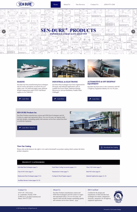 Sen-Dure-Products Homepage 1440px