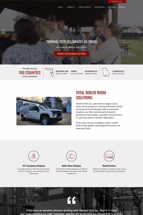 Thermal-Tech Homepage 1440px