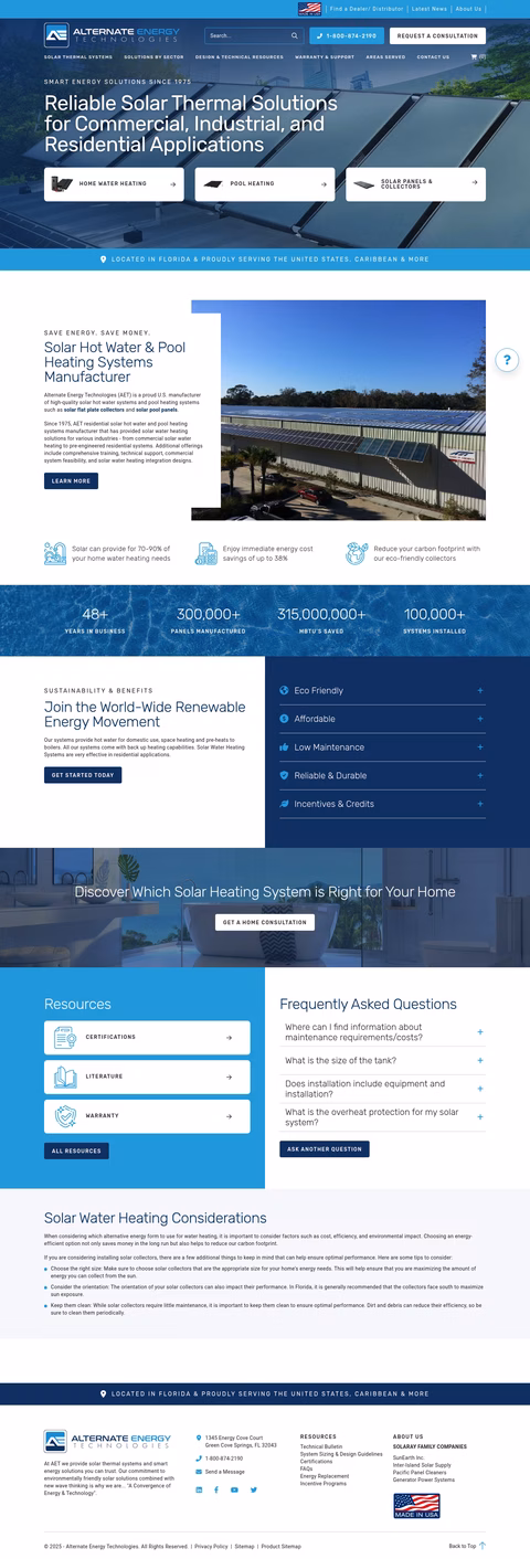 Alternate-Energy-Technologies Homepage 1440px