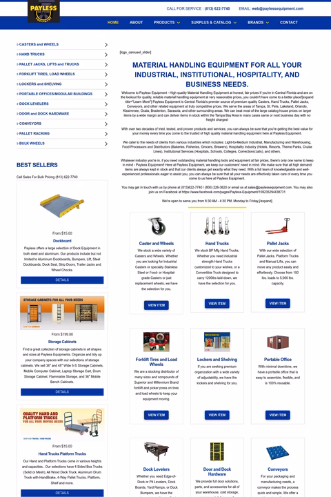 Payless-Equipment Homepage 1440px