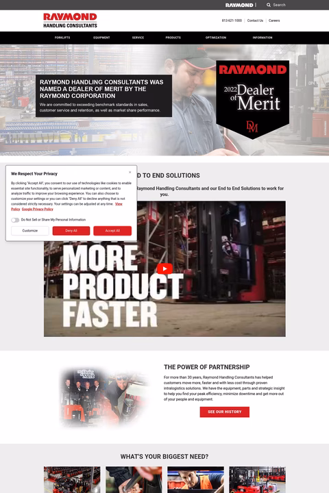Raymond-Handling-Consultants Homepage 1440px