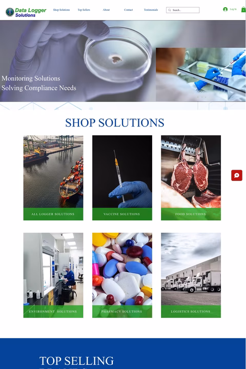 Data-Logger-Solutions Homepage 1440px