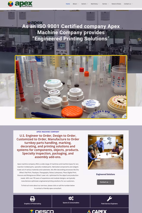 Apex-Machine-Company Homepage 1440px