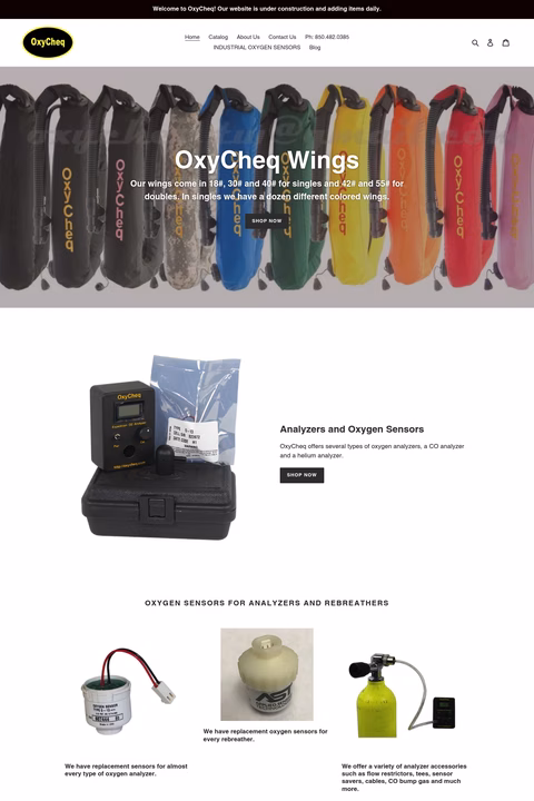 Oxycheq Homepage 1440px