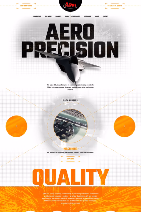 Aero-Precision-Products Homepage 1440px