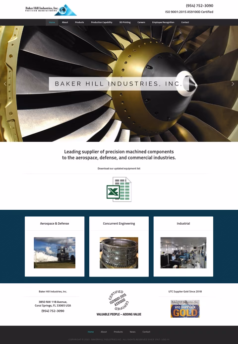 Baker-Hill-Industries Homepage 1440px