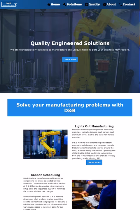 D-B-Machine Homepage 1440px