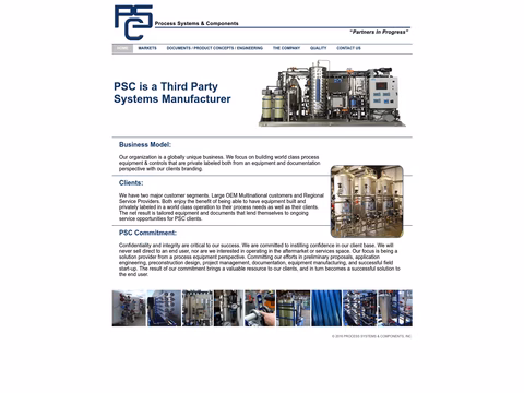Process-Systems-Components Homepage 1440px