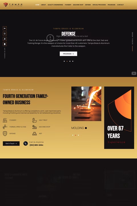 Tampa-Brass-Aluminum Homepage 1440px