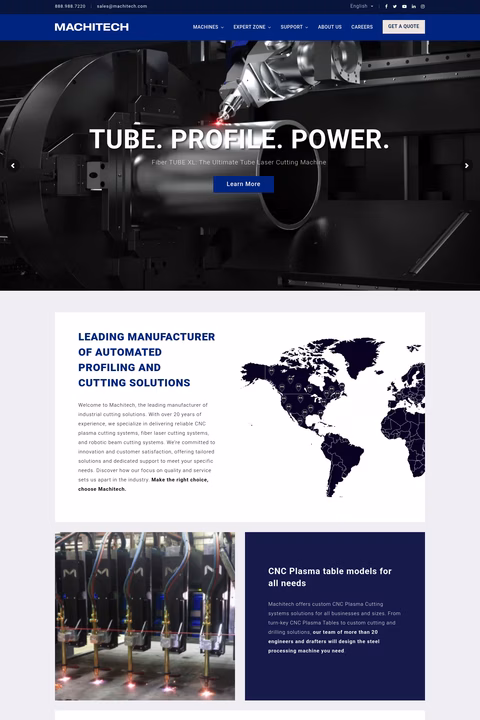 Machitech-Automation Homepage 1440px