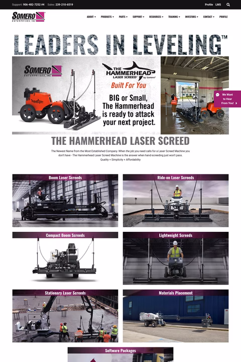 Somero-Enterprises Homepage 1440px